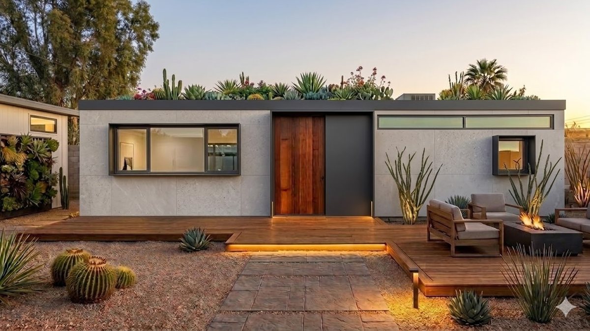 Casa modular moderna Homes 2 Go con acabados residenciales en Baja California